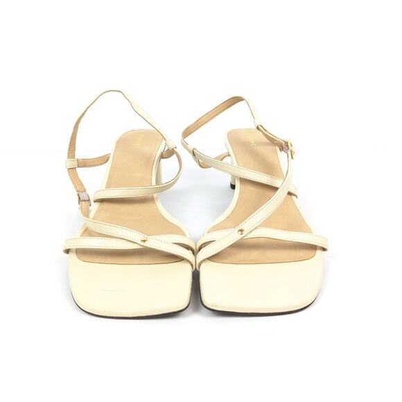 NWOT Frame Cream Le Braxton Strappy Sandal Heels Size 8.5 - Picture 3 of 10